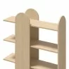 TemaHome Venice Bookcase in Light Oak - Shelf Detail - TemaHome Venice Bookcase in Light Oak - Shelf Detail