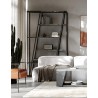 TemaHome Albi Bookshelf in Concrete Look & Black - Lifestyle 2