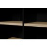 TemaHome Nina Sideboard in Light Oak & Pure Black - Shelf Detail