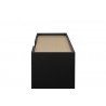 TemaHome Nina Sideboard in Light Oak & Pure Black - Top View