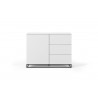TemaHome Join 120H2 Wood Top With Sub-Base in Pure White - Front