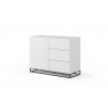 TemaHome Join 120H2 Wood Top With Sub-Base in Pure White - Angled