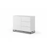 TemaHome Join 120H2 Wood Top With Sub-Base in Pure White - Angled - TemaHome Join 120H2 Wood Top With Sub-Base in Pure White - Angled