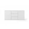 TemaHome Join 180H1 Wood Top With Sub-Base in Pure White - Front - TemaHome Join 180H1 Wood Top With Sub-Base in Pure White - Front