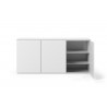 TemaHome Join 180H2 With Base in Pure White - Cabinet Opened