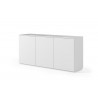 TemaHome Join 180H2 With Base in Pure White - Angled View