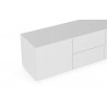 TemaHome Join 180L1 With Base in Pure White - Top Edge Angle