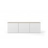 TemaHome Join 180L2 With Base  in Oak & Pure White - Front View