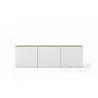 TemaHome Join 180L2 With Base  in Oak & Pure White - Front View - TemaHome Join 180L2 With Base  in Oak & Pure White - Front View