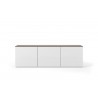 TemaHome Join 180L2 With Base in Walnut & Pure White - Front