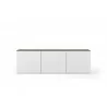 TemaHome Join 180L2 With Base in Walnut & Pure White - Front - TemaHome Join 180L2 With Base in Walnut & Pure White - Front