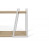 TemaHome Albi Sideboard in Light Oak & White - Leg Frame