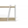 TemaHome Albi Sideboard in Light Oak & White - Leg Frame - TemaHome Albi Sideboard in Light Oak & White - Leg Frame