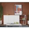 TemaHome Albi Sideboard in Light Oak & White - Lifestyle 2