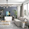 TemaHome Albi Sideboard in Light Oak & White - Lifestyle 9