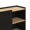 TemaHome Nina Cupboard in Light Oak & Pure Black - Shelf Details - TemaHome Nina Cupboard in Light Oak & Pure Black - Shelf Details