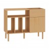 TemaHome Viny Sideboard in Oak - Angled
