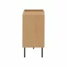 TemaHome Viny Sideboard in Oak & Pure Black - Opposite Side View - TemaHome Viny Sideboard in Oak & Pure Black - Opposite Side View
