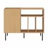 TemaHome Viny Sideboard in Oak & Pure Black - Back - TemaHome Viny Sideboard in Oak & Pure Black - Back