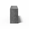 TemaHome Albi Sideboard in Concrete Look & Black - Side - TemaHome Albi Sideboard in Concrete Look & Black - Side