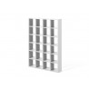 TemaHome Pombal Bookshelf Comp. 2010-001 in Pure White - Angled
