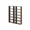 TemaHome Pombal Bookshelf Comp. 2010-018 in Walnut Finish - Angled