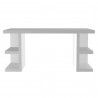 TemaHome Multi 63'' Table Top With Storage Legs in Pure White - Front