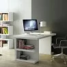 TemaHome Multi 63'' Table Top With Storage Legs in Pure White - Lifestyle Angled - TemaHome Multi 63'' Table Top With Storage Legs in Pure White - Lifestyle Angled