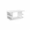 TemaHome Multi 63'' Table Top With Storage Legs in Pure White - Angled  - TemaHome Multi 63'' Table Top With Storage Legs in Pure White - Angled 