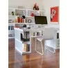 TemaHome Multi 63'' Table Top With Storage Legs in Pure White - Lifestyle - TemaHome Multi 63'' Table Top With Storage Legs in Pure White - Lifestyle