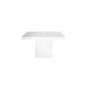 TemaHome Dusk 59" Dining Table in High Gloss White - Front View - TemaHome Dusk 59" Dining Table in High Gloss White - Front View