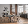 TemaHome Apex Dining Table in Concrete Look & Black - Lifestyle 4