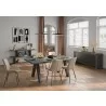 TemaHome Apex Dining Table in Concrete Look & Black - Lifestyle 4 - TemaHome Apex Dining Table in Concrete Look & Black - Lifestyle 4