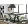 TemaHome Apex Extending Dining Table in Concrete Look & Black - Lifestyle 3 - TemaHome Apex Extending Dining Table in Concrete Look & Black - Lifestyle 3