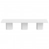 TemaHome Dusk Extra-Long Conference Table in High Gloss White