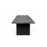 TemaHome Detroit Dining Table in Concrete & Pure Black - Side - TemaHome Detroit Dining Table in Concrete & Pure Black - Side