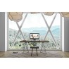 TemaHome Multi 63'' Table Top With Trestles in Oak & Black - Lifestyle 2