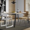 TemaHome Drift Dining Table in Oak & Black - Lifestyle 