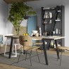 TemaHome Drift Dining Table in Oak & Black - Lifestyle 2