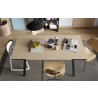 TemaHome Drift Dining Table in Oak & Black - Lifestyle 8
