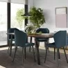 TemaHome Drift Dining Table in Walnut & Black - Lifestyle 2 - TemaHome Drift Dining Table in Walnut & Black - Lifestyle 2