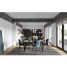 TemaHome Drift Dining Table in Walnut & Black - Lifestyle 4
