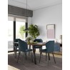 TemaHome Drift Dining Table in Walnut & Black - Lifestyle 5