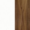 Swatch - Walnut Top & Pure White Legs