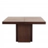 TemaHome Dusk 51" Dining Table in Chocolate - Front