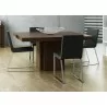 TemaHome Dusk 59" Dining Table in Chocolate - Lifestyle 2 - TemaHome Dusk 59" Dining Table in Chocolate - Lifestyle 2