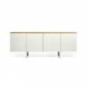 TemaHome Edge Sideboard in Pure White & Oak - Front