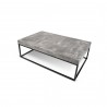TemaHome Petra 47x30 Coffee Table - Top Angled View