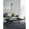 TemaHome Gleam 47x30 Marble Top Coffee Table in Black Marble & Black - Lifestyle - TemaHome Gleam 47x30 Marble Top Coffee Table in Black Marble & Black - Lifestyle