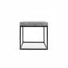 TemaHome Petra End Table in Concrete Look & Black - Side - TemaHome Petra End Table in Concrete Look & Black - Side